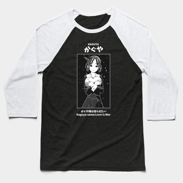 Kaguya Shinomiya Love is War Baseball T-Shirt by KMSbyZet